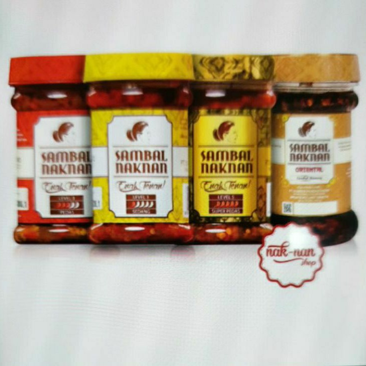 

Paket 1 Sambal Naknan (bisa pilih varian) plus 1 Sambal Oriental