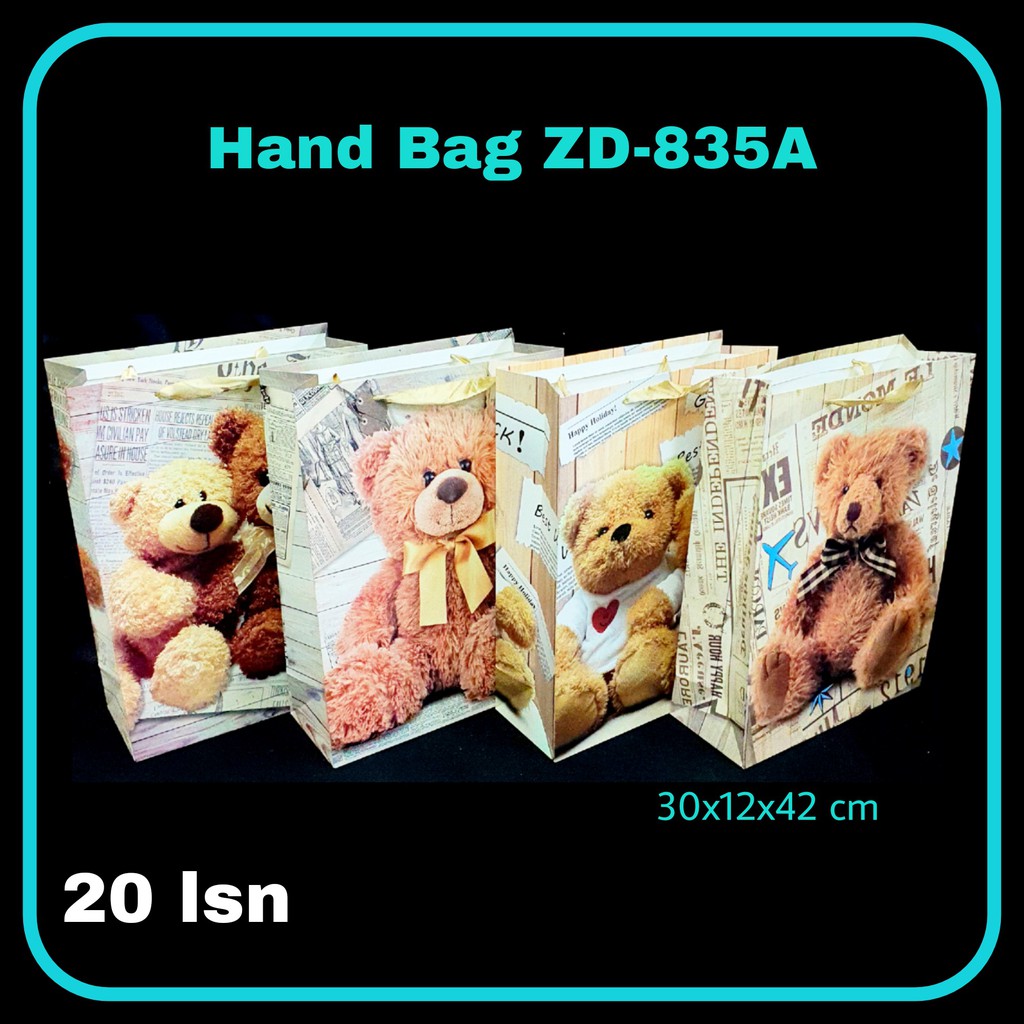 

ILP Hand Bag Kertas ZD-835A / Goodie Bag / Tas Serbaguna / Tas Tenteng
