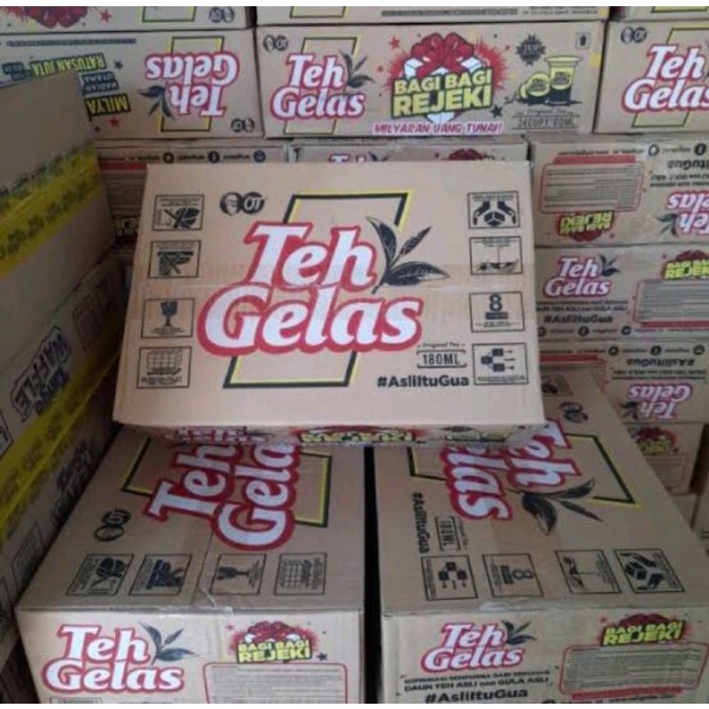 Teh gelas 1dus 24pcs 170ml