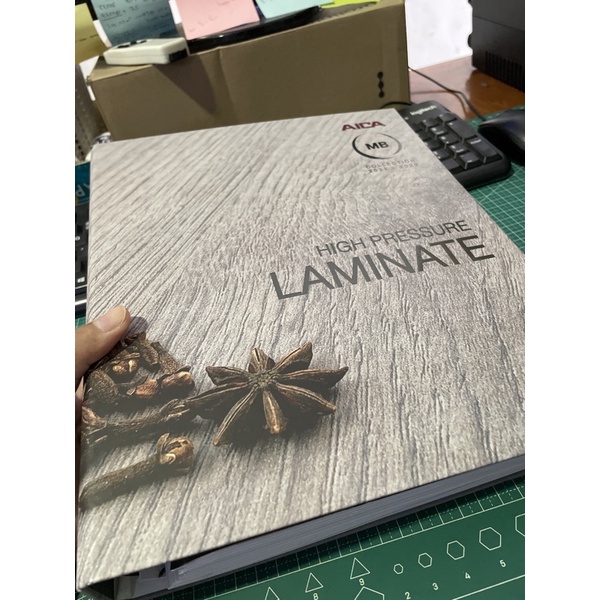 Jual Buku Katalog Catalogue Sample Hpl Aica Laminated 2022 2023 Shopee Indonesia 0617