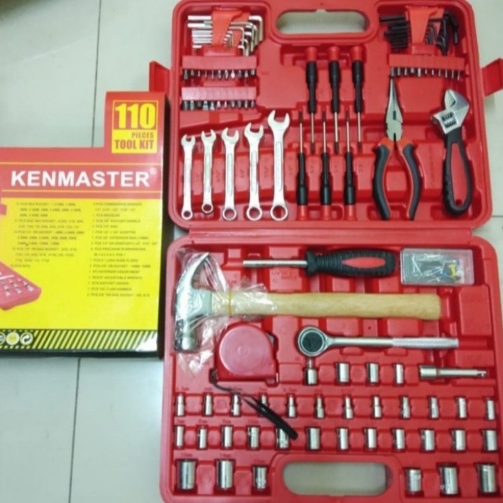 TOOL KIT SET 110 PCS KENMASTER TOOL SOCK SET