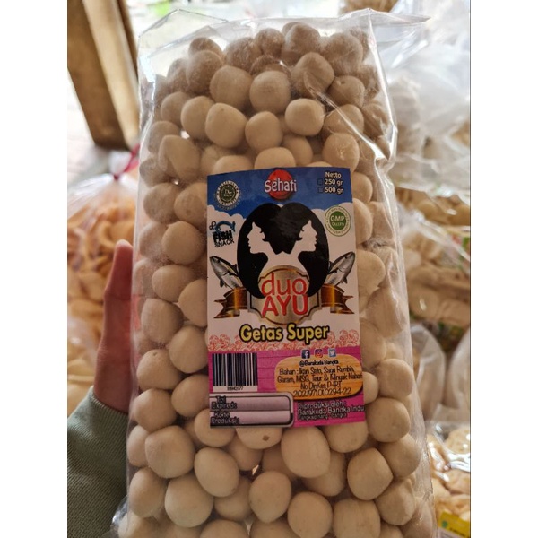 

Kerupuk Getas ikan khas bangka - Duo ayu 250gr