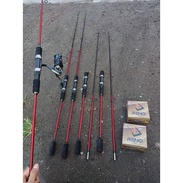 PAKET JORAN LAUT REDBASS 180CM + REEL DAIDO RENO 1000