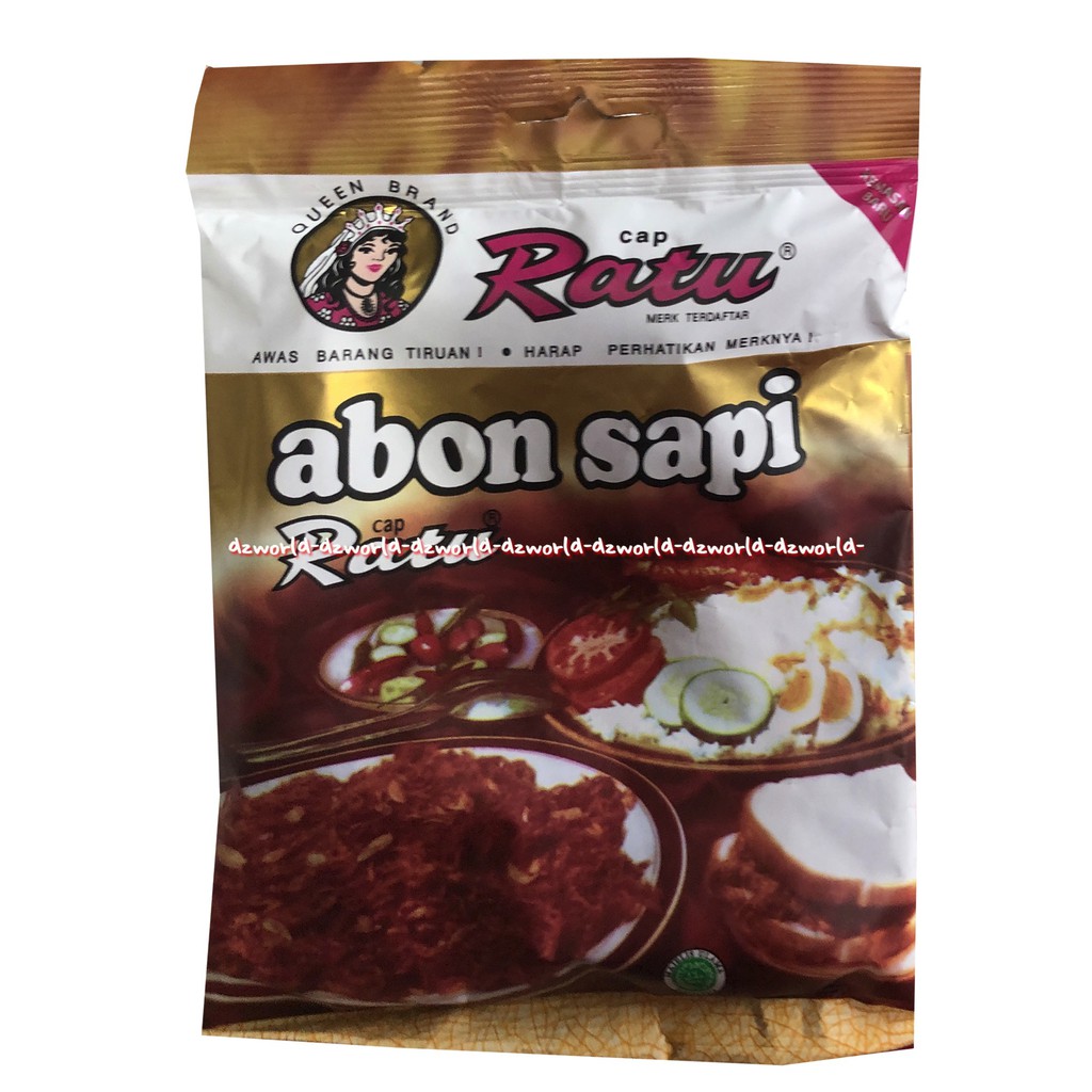 Abon Sapi 90gr Cap Ratu Makanan Tambahan Abon Sapi Capratu Beef Abon Siap Makan Siap Saji