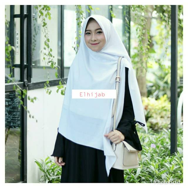 Jilbab hijab segi empat wolfis/square wolfis syar'i/segi empat jumbo