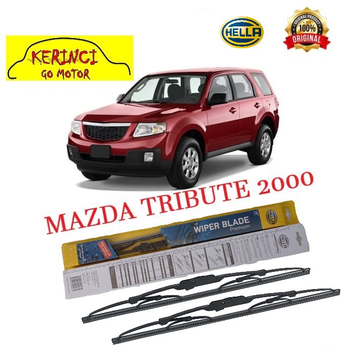 WIPER MAZDA TRIBUTE 2000 HELLA PREMIUM 19&quot; &amp; 19&quot; SEPASANG WIPER