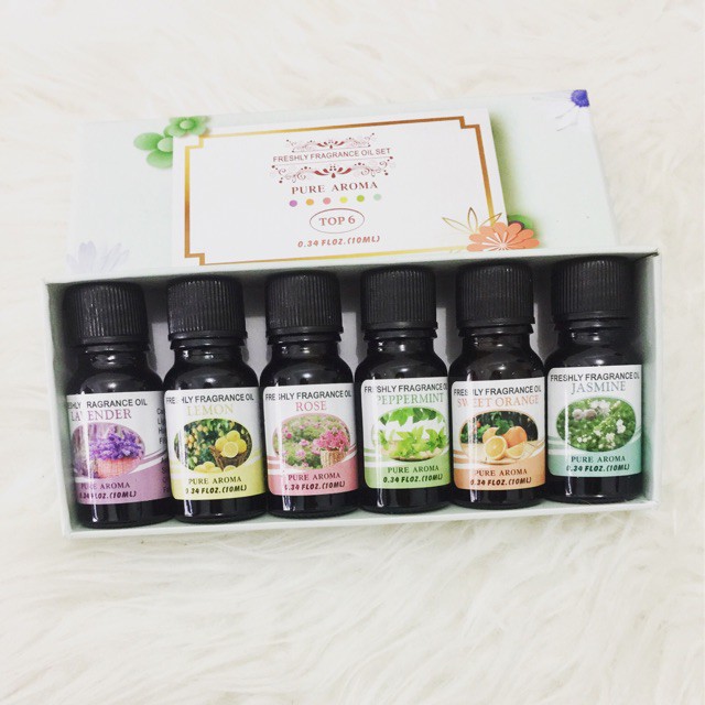 MINYAK AROMATHERAPY / ESSENTIAL OIL DIFUSER 6X 10ML