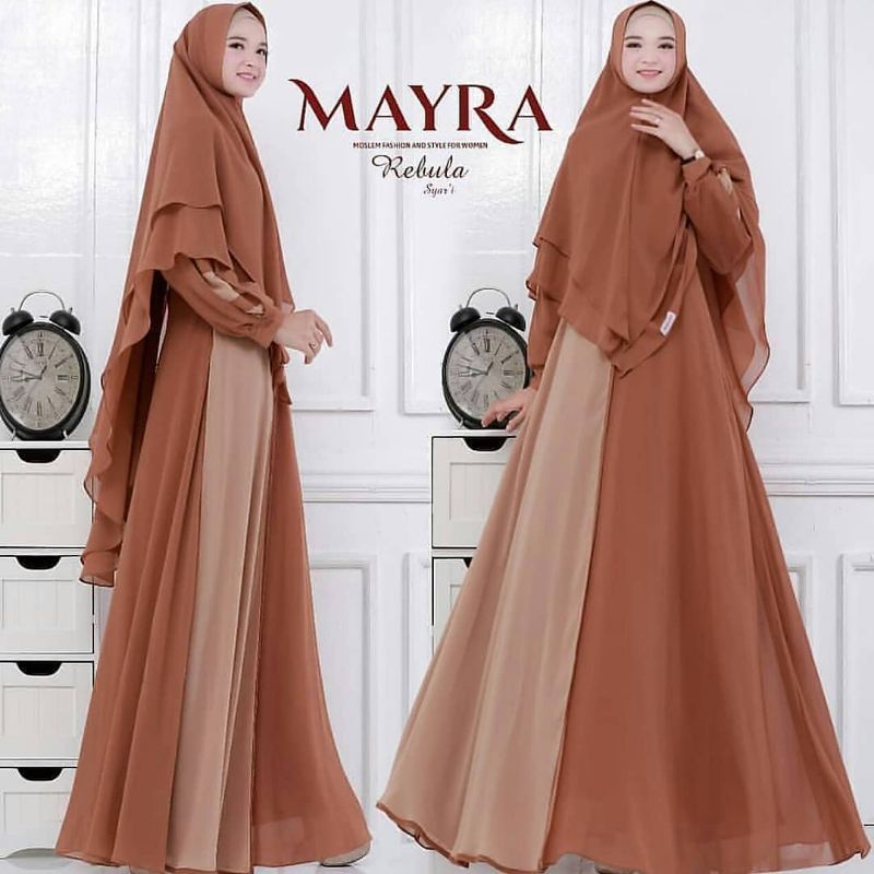 Baju gamis syari wanita model terbaru 2022