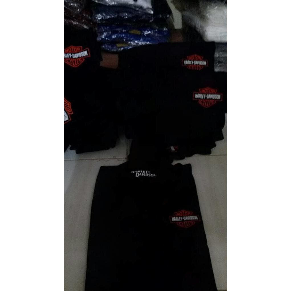 Polo Shirt Harley Davidson /Kaos Distro/Kaos Kerah Harley Davidson Best Quality