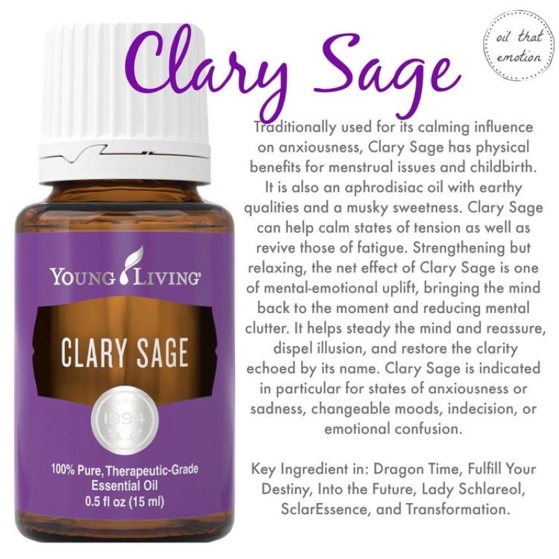 clary sage young living essential oil 15ml