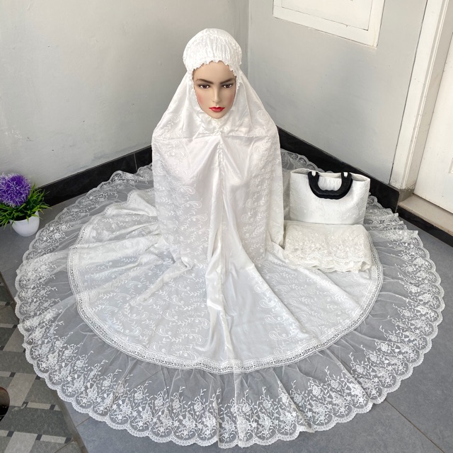 MUKENA RAISA SUTERA ORI RAMPEL TAS BIASA / MUKENA AHSANI /MUKENA SUTRA ORI