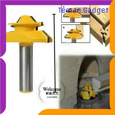 TG-DFA JGZUI Mata Bor Drill Bit 45 Degree Lock Mitter Bit Milling 6mm MC01005