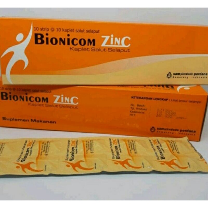 BIONICOM ZINC per strip suplemen.