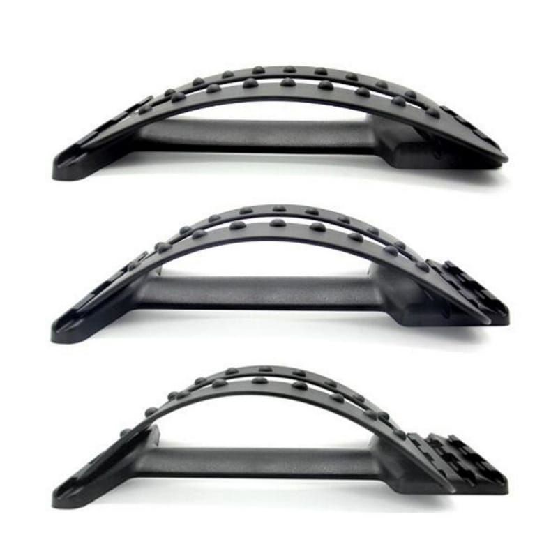 Sandaran Punggung Terapi Magnetik Hitam - Sandaran Punggung Lumbar Spinal Support Terapi Sakit Pingg