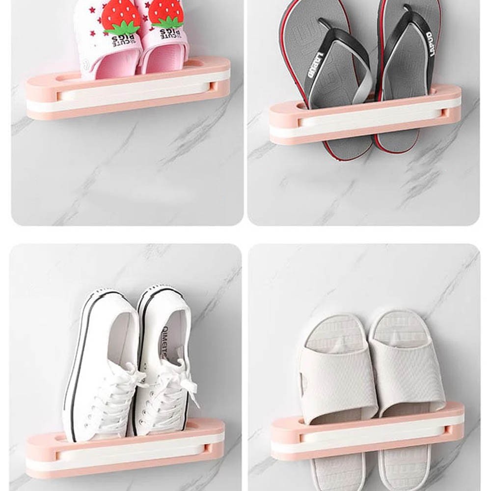 Rak Sendal Minimalis - Gantungan Tempat Sendal Rotary Slipper Rack