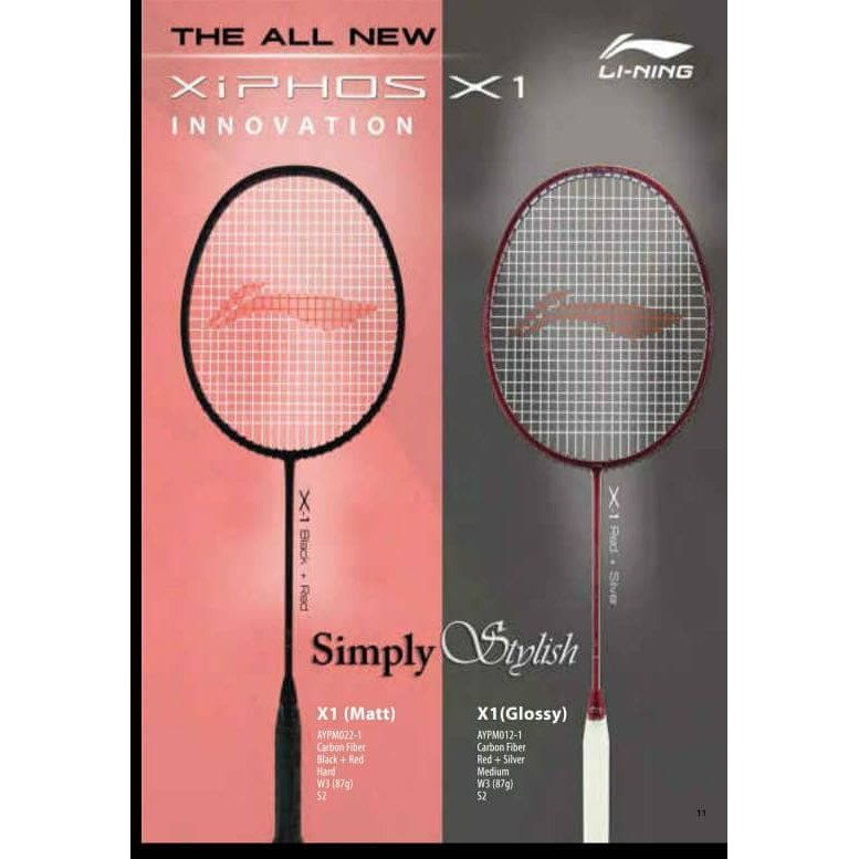 Raket BadmintonOriginal Lining Xiphos X1  