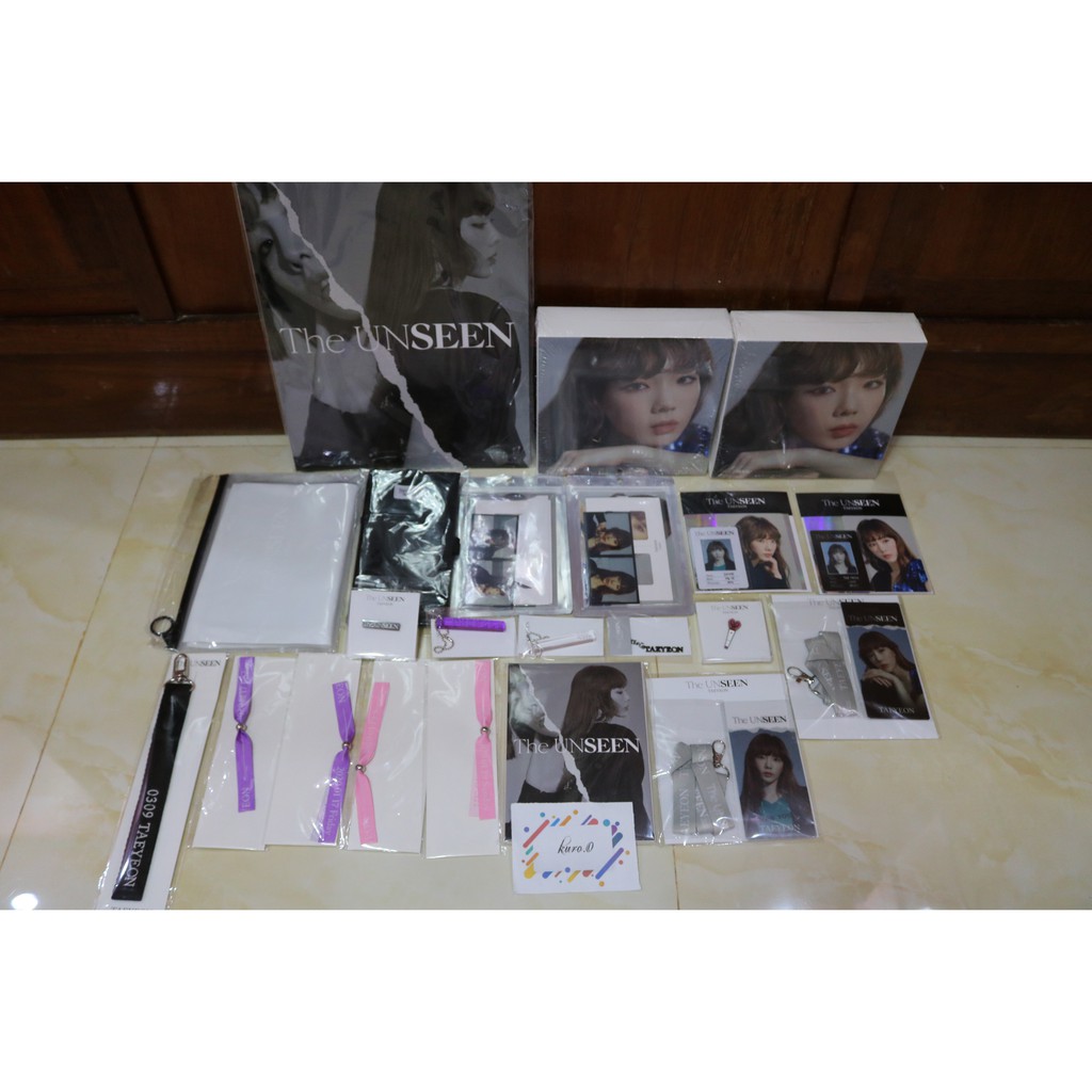 Taeyeon - The Unseen Official Concert Goods