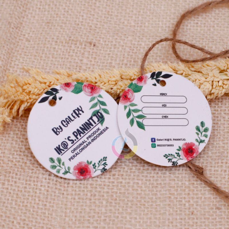 hangtag/hangtag pakaian/hangtag tebal