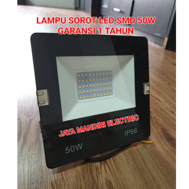Lampu sorot LED 50watt / floodlight led 50 watt SMD PUTIH KUNING