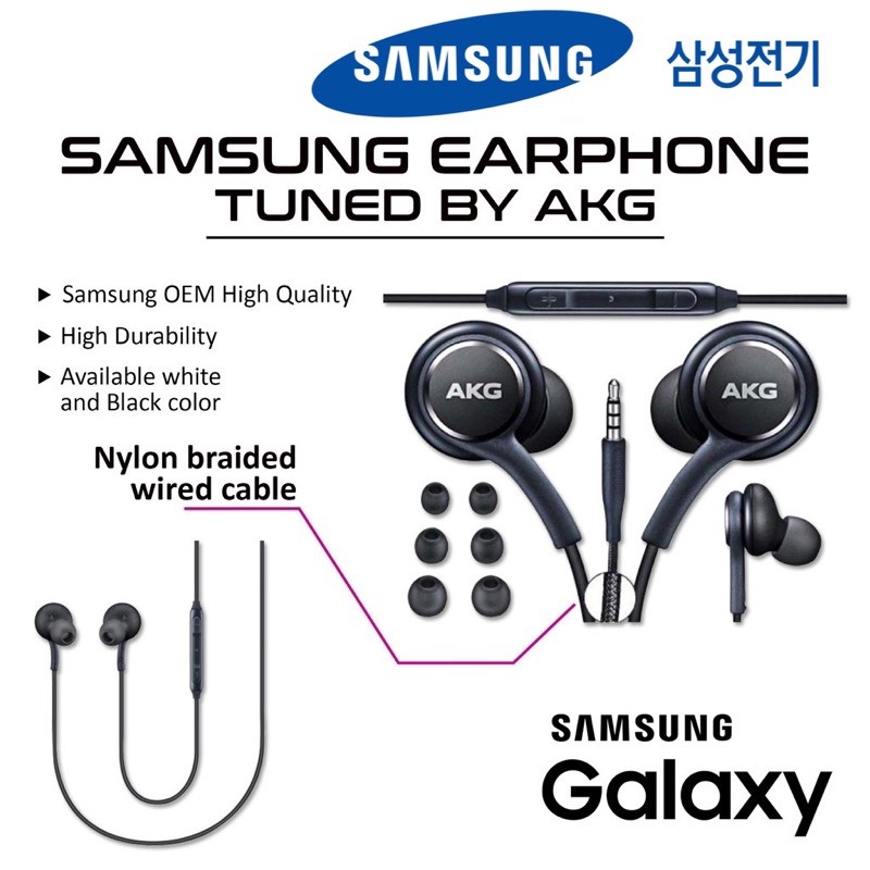 PROMO HANDSFREE SAMSUNG S8+ S9+ S10+ NOTE8 NOTE9 EO-IG965 AKG ORIGINAL COPOTAN SUARA EXTRA BASS