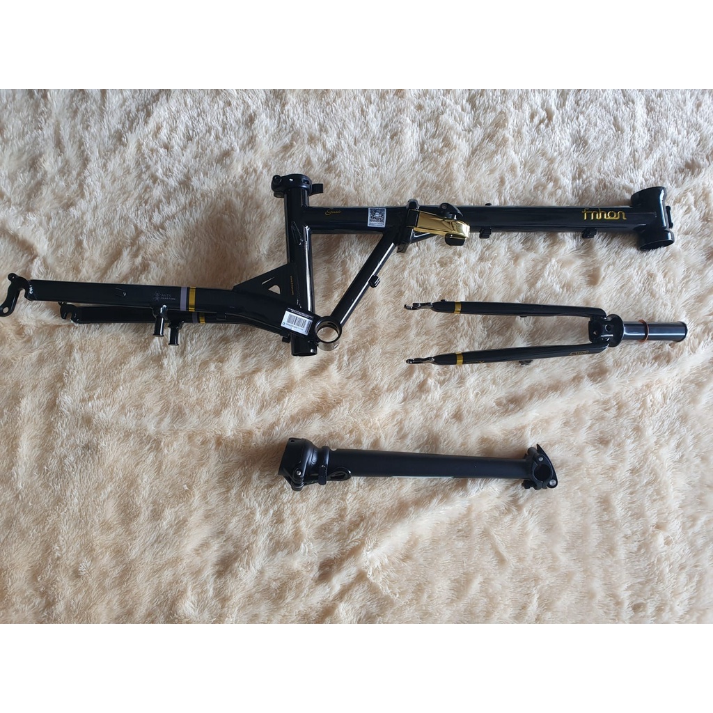 Frame set fnhon Gust Black Gold 20 inch V brake not Blast Storm