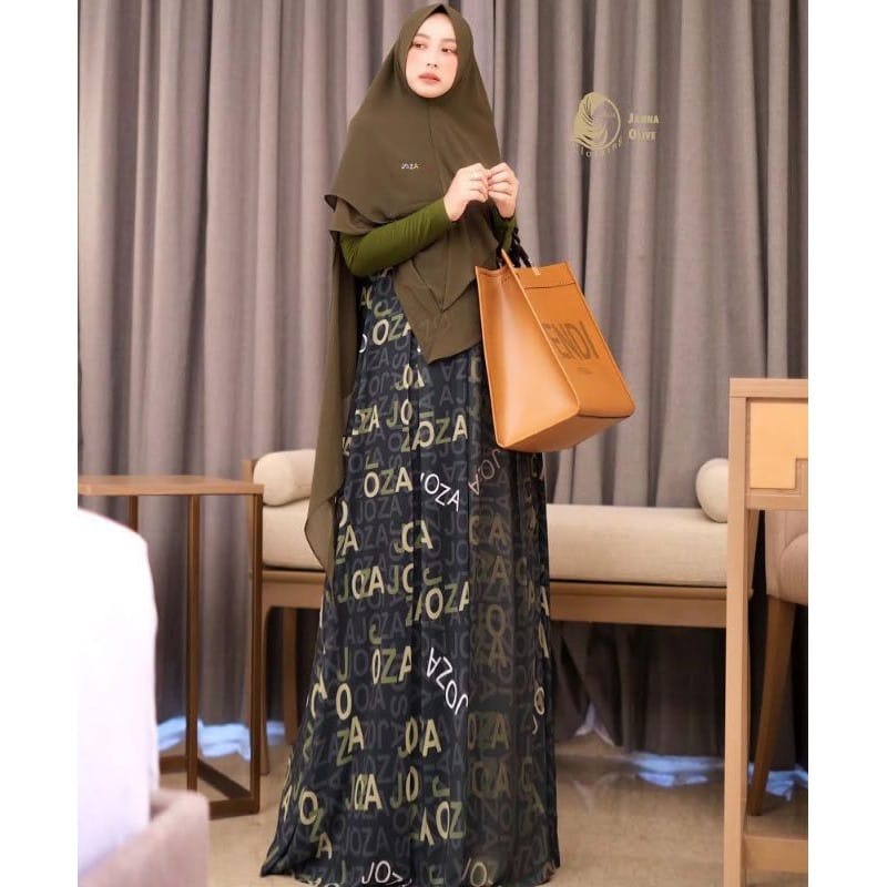 GAMIS JANNA SERIES PREMIUM PRINTING BY  joza arina clothing
