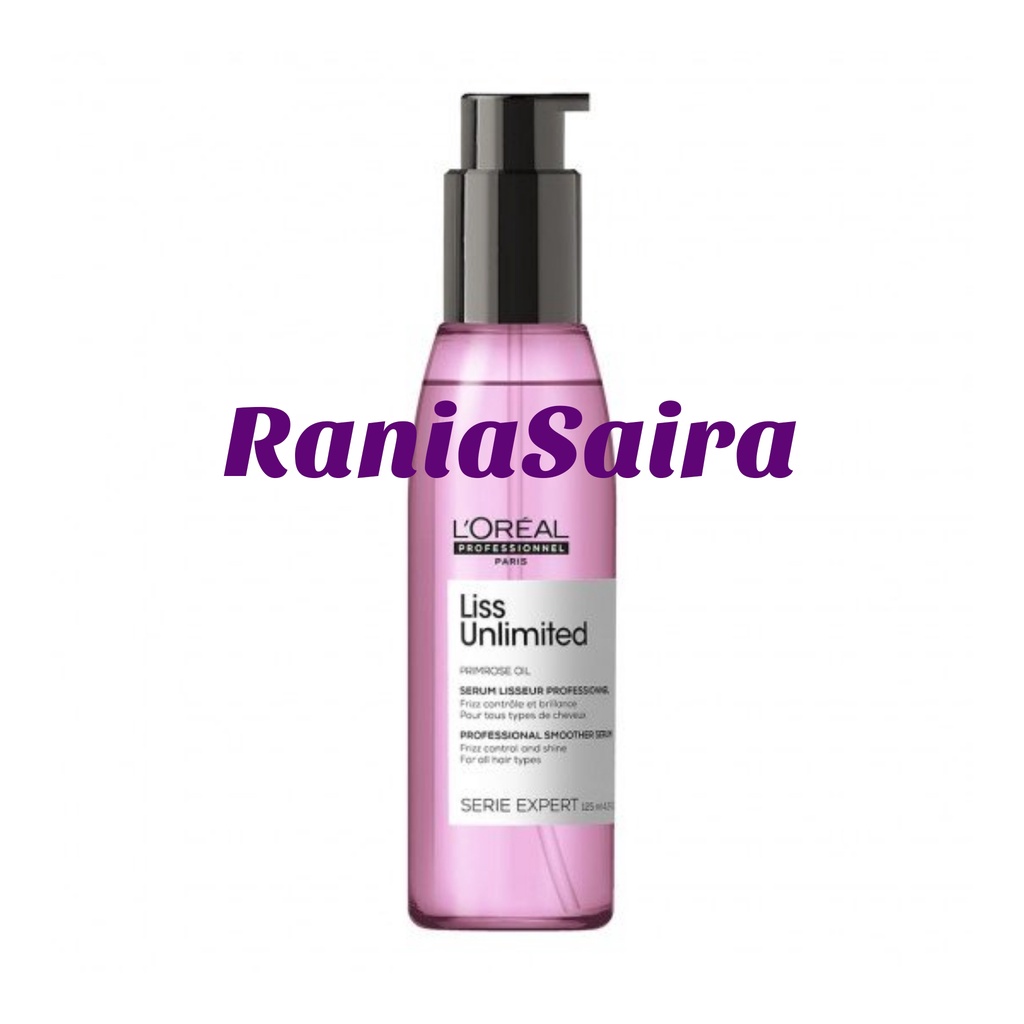 LOREAL Serie Expert Liss Unlimited Blow-dry Serum 125 ml / Vitamin Rambut / Sulit Diatur / Keratin