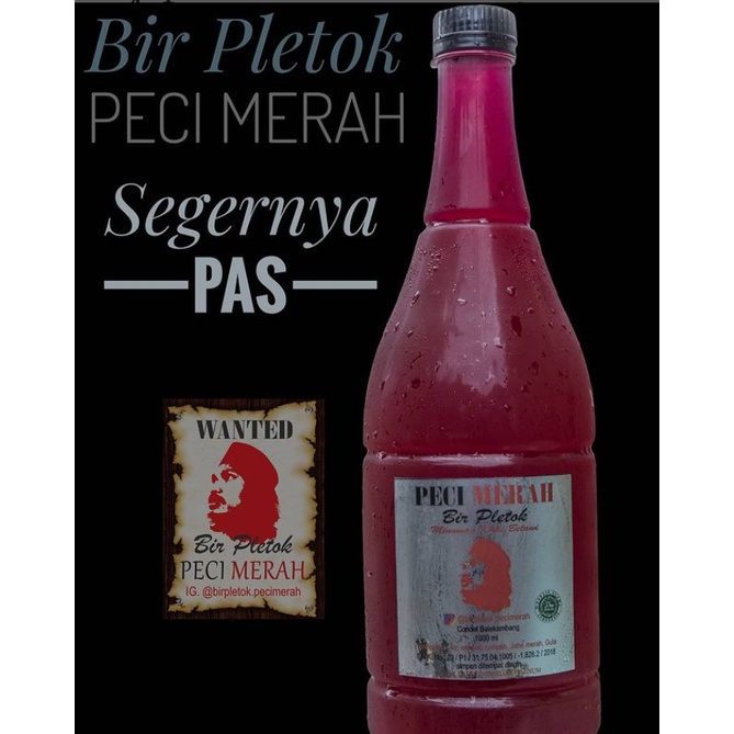 

Bir Pletok Minuman Jamu Wedang Herbal Tradisional Khas Betawi 1 LITER