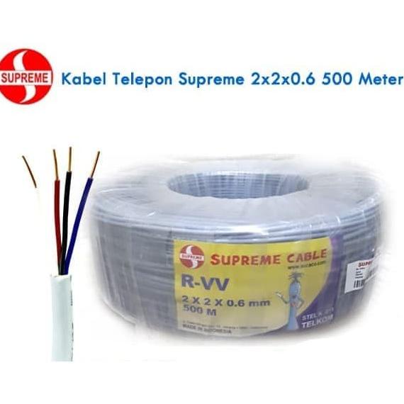 @#@#@#] Kabel Telepon / ITC 2 x 2 x 0.6 mm Supreme 500METER