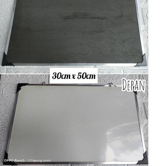 

㊫ PAPAN TULIS BOLAK BALIK/WHITEBOARD SPIDOL DAN KAPUR UKUURAN 30X50CM BIG SALES 3892 ⁂