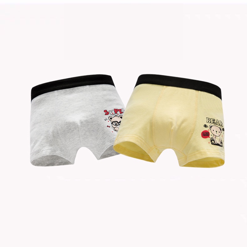 3PCS Anak Laki-laki Celana Dalam Katun Baru Nyaman CD Fashion Boxer