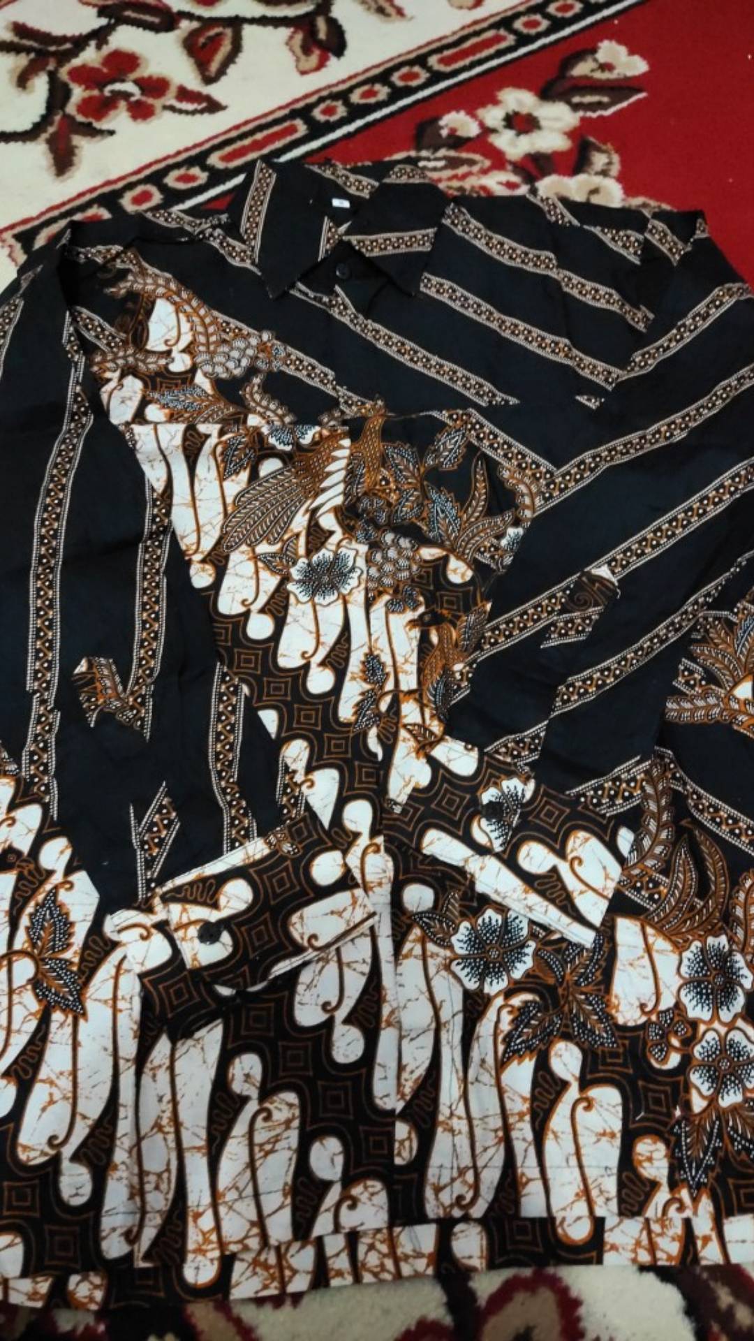 Size M L Xl Xxl Xxxl Bswart Batik Hrb026 Kenongo Hem Pendek Padi Pekalongan M L Xl Batik