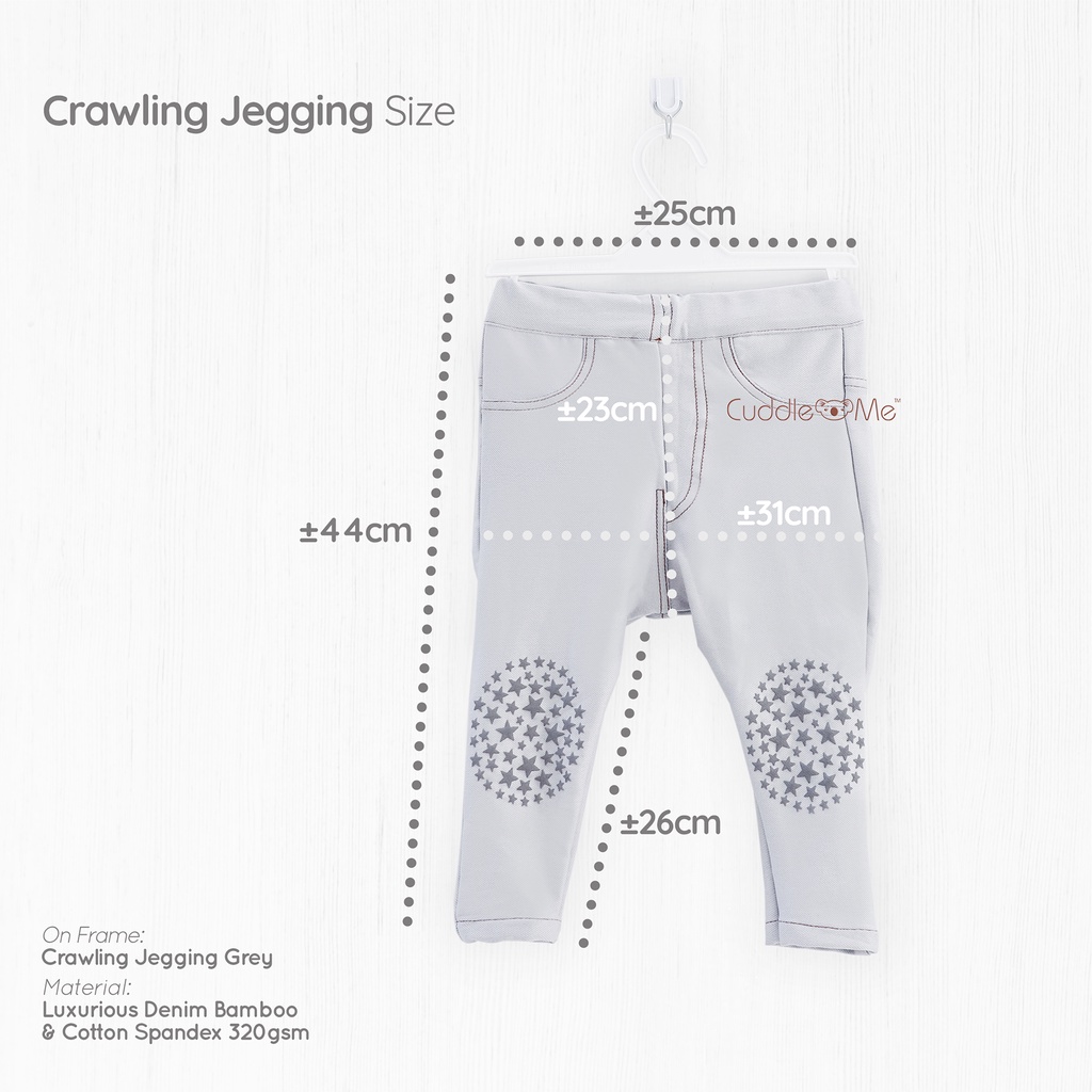 CuddleMe Crawling Jegging Celana Jens Legging Bayi Anak