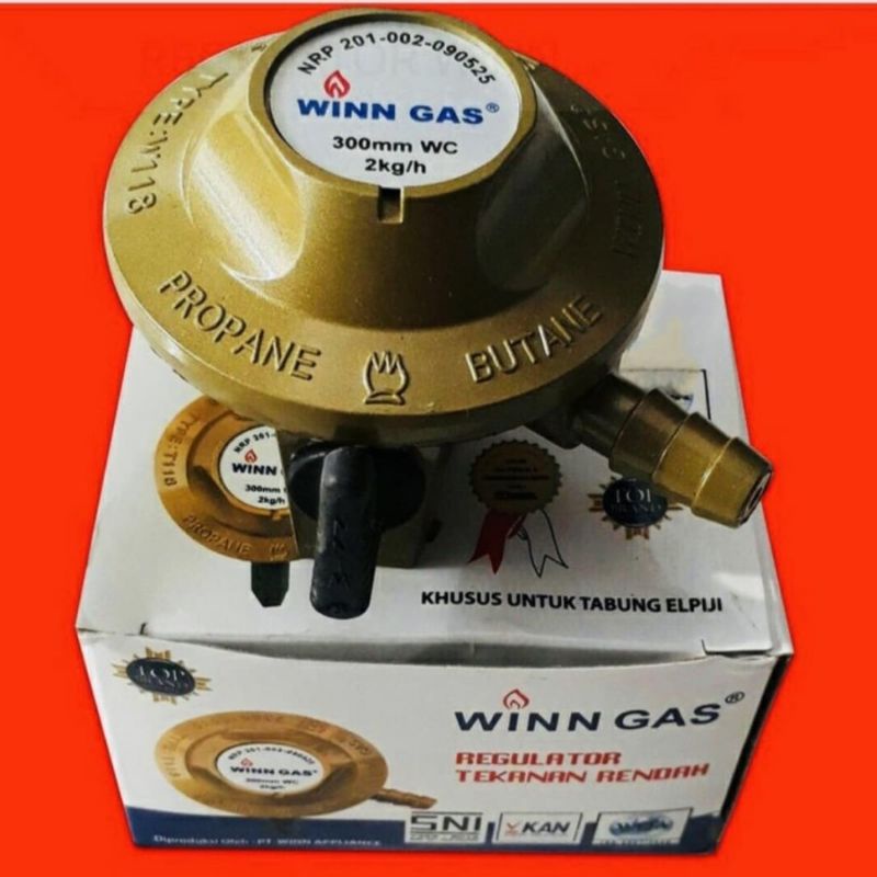 Winn Gas , Win Gas , Regulator Gas LPG , W 118 NM  293 TEKANAN RENDAH