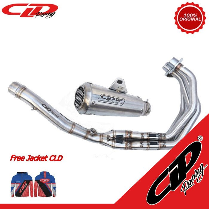 Knalpot Motor Ninja ZX 250 RR 4 Silinder CLD Racing Type Monster GP