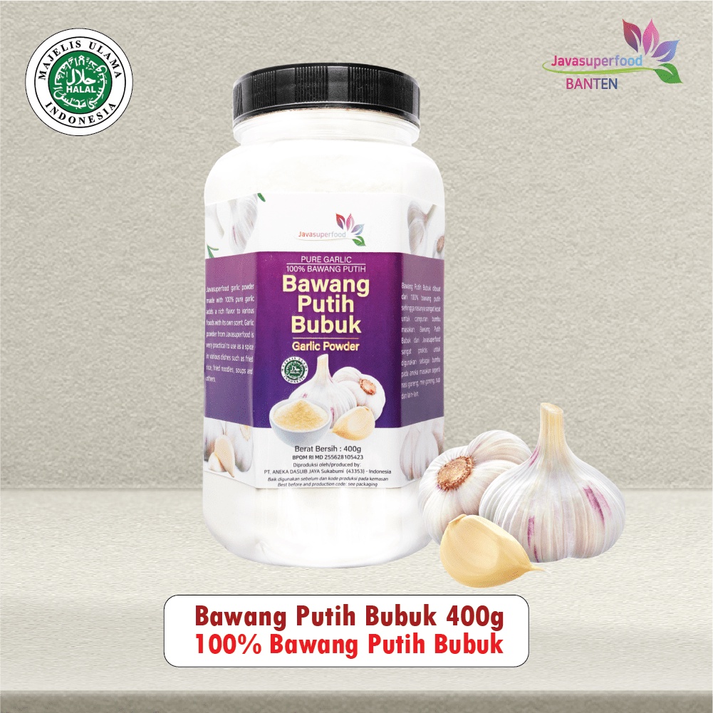 

(HALAL) Bawang Putih Bubuk 400g | Garlic Powder | Bubuk Bawang Putih