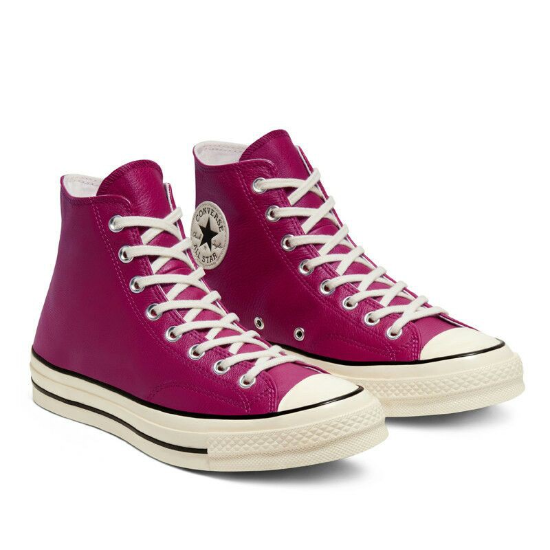 rose maroon leather converse