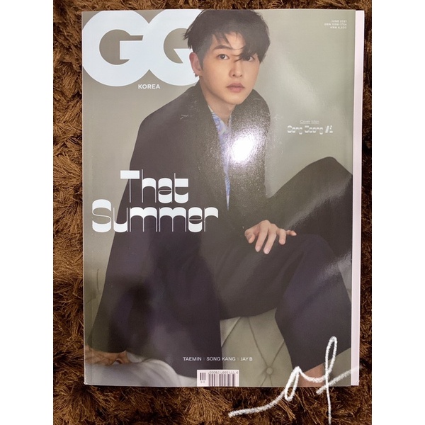 [READY STOCK] 2021 GQ KOREA JUNE ISSUE SONG JOONGKI TAEMIN JAYB SONG KANG