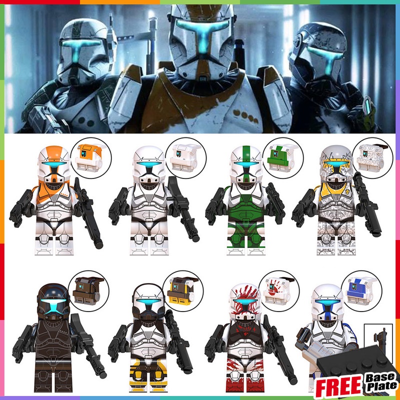 Mainan Action Figure Mini Republic Commando Gregor Omega Squad Fixer Scorch Sev Untuk Koleksi WM6124