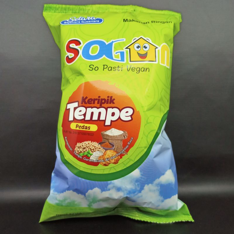 

Snack tempe pedas sogan