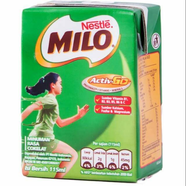 

Milo uht kemasan 115ml