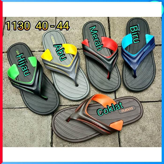 F1130J2C Sendal Pria Jepit Luofu  Sandal Pria Karet  Import 