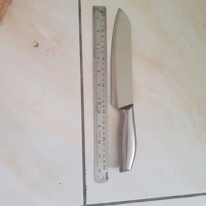 SUPRA Pisau Daging / Roti Gerigi Stainless
