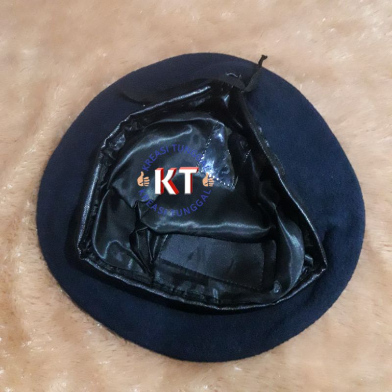 baret brimob biru dongker prima/topi baret pemadam/damkar