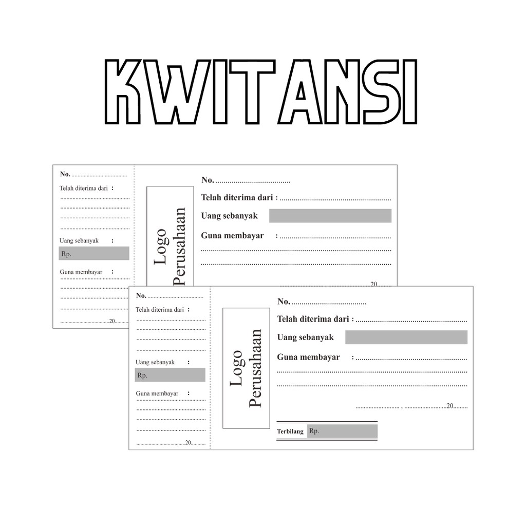 

Buku Kwitansi 20 Halaman Custom Murah (HITAM PUTIH)