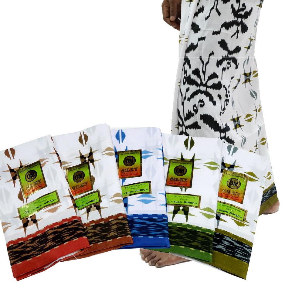 STAR 11.11 Sarung Laki Laki Samarinda OM Silky Dewasa Ukuran JUMBO grosir