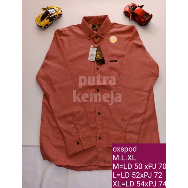 KEMEJA POLOS PINK LENGAN PANJANG