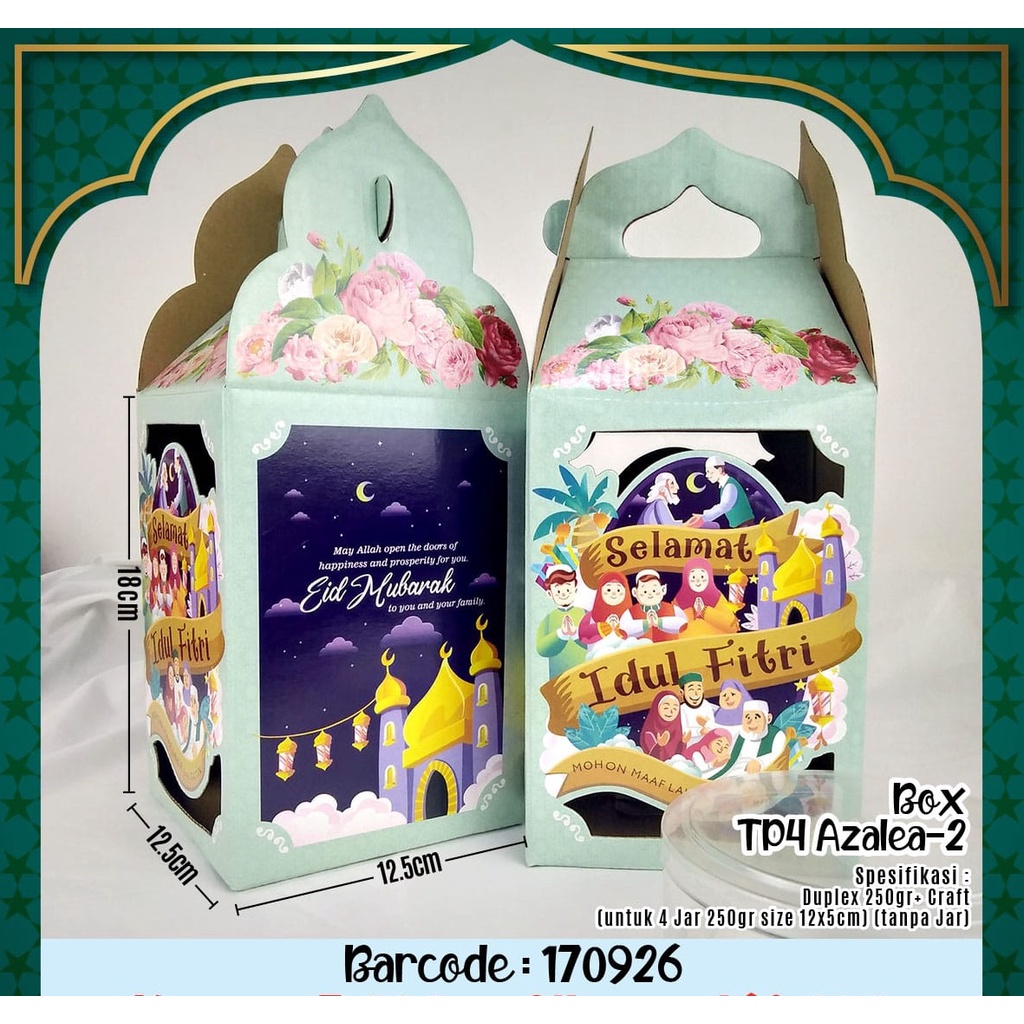 

BOX LEBARAN AZALEA / Dus Lebaran Idul Fitri Ramadhan