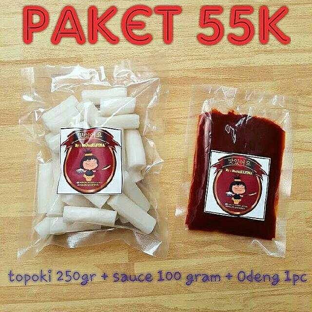

PAKET TTEOKPOKKI 55K