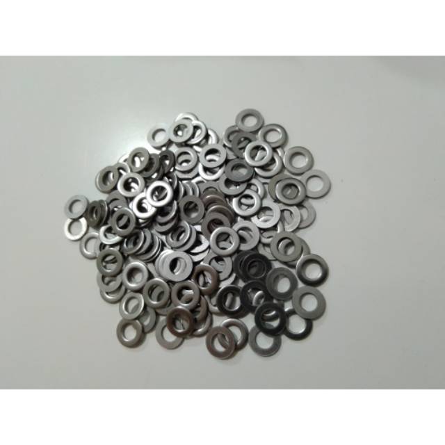 (isi 10pcs) Ring plat / flat M4 stainless steel SS304